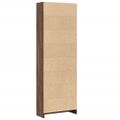 vidaXL Knižnica hnedý dub 60x24x176 cm kompozitné drevo