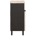 vidaXL Servírovacia skriňa Biele umývanie dokončenie 60 x 33 x 75 cm