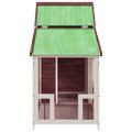 vidaXL Koterec pre psa mocha káva 143x60,5x109 cm borovicový masív