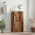 vidaXL Kancelársky kabinet Staré drevo 60 x 32 x 115 cm