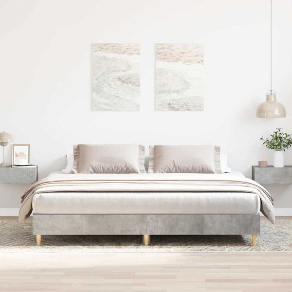 vidaXL Posteľný rám bez matraca 200x200 cm kompozitné drevo