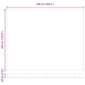 vidaXL Sklopná markíza Zelená a žltá 450 × 350 cm Tkanina a hliník