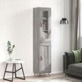 vidaXL Vysoká skrinka dub sonoma 34,5x34x180 cm spracované drevo