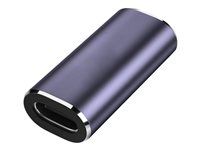 Vision - USB spojka - USB-C (F) na USB-C (F) - podpora 8K60Hz - čierna