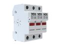 Poistkový odpojovač VCX CFPV-32, 3P, 32A, 1kV so signalizáciou, na DIN lištu