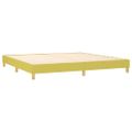 vidaXL Boxspring posteľ s matracom zelená 200x200 cm látka