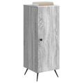vidaXL Servírovacia skriňa Sivá sonoma 33 x 34,5 x 90 cm