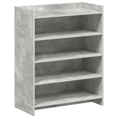 vidaXL Skriňa na topánky s úložiskom Betónovo sivá 73,5 x 36 x 92 cm