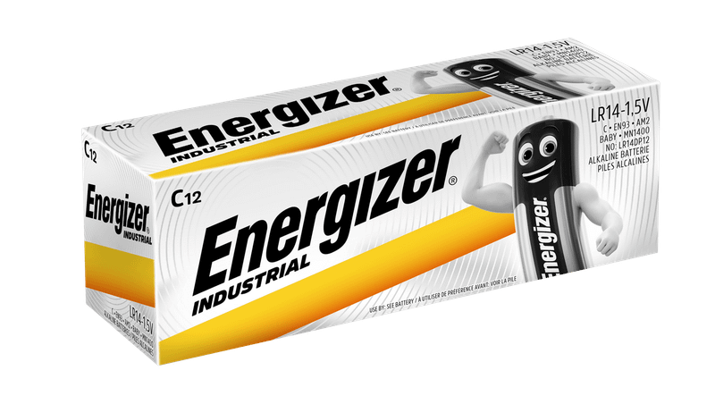 Energizer alkalická priemyselná batéria Industrial malý monočlánok C/LR14 DP12