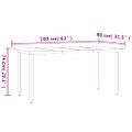 vidaXL 7-dielna záhradná jedálenská súprava čierna polyratan a oceľ