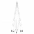 vidaXL Vianočný stromček s hrotom 1134 studených bielych LED 800 cm