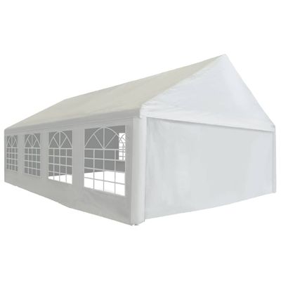 vidaXL Párty stan, PE 5x8 m, biely
