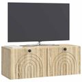 vidaXL Nástenná TV skrinka Nástenný Dub sonoma 78,5 x 31 x 30 cm