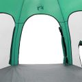 vidaXL Bazénový stan so strechou Morská zelená 366 x 305 x 231 cm