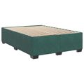 vidaXL Posteľ boxspring s matracom Tmavozelená 140 x 200 cm Zamat