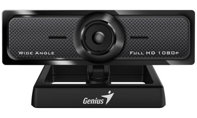 GENIUS WideCam F100 V2/ Full HD 1080P/ USB/ širokoúhlá 120°/ mikrofón Webkamera, Full HD, 1920x1080, mikrofón, otáčateľný držák, USB 2.0, UVC, čierna