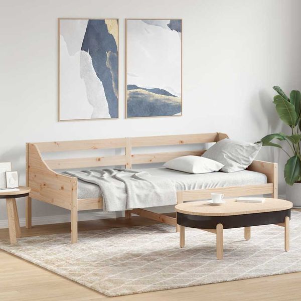 vidaXL Denná posteľ s matracom 80x200 cm masívna borovica