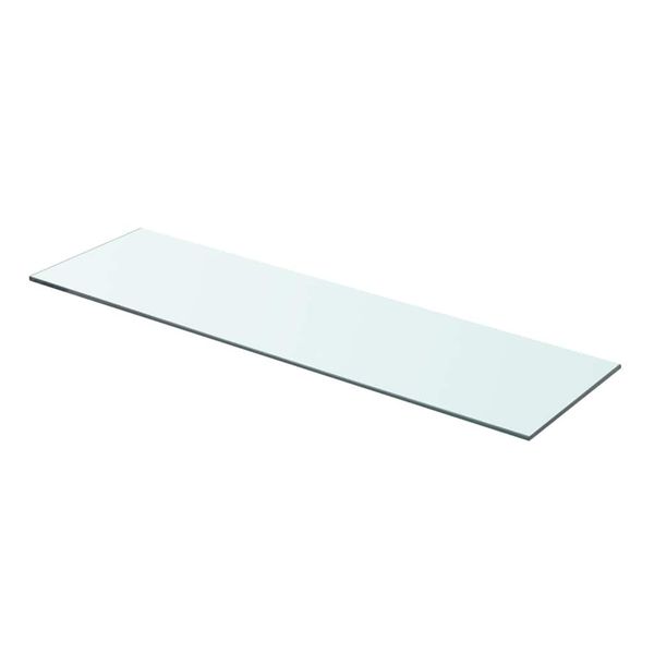 vidaXL Poličkový panel z priehľadného skla, 70x20 cm