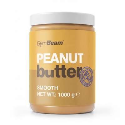 Arašidové maslo - GymBeam, jemný, 1000 g