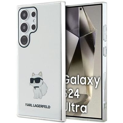 Puzdro Karl Lagerfeld pre Samsung Galaxy S24 Ultra KLHCS24LHNCHTCT transparentné HC IML NFT CHOUPETTE