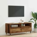 vidaXL TV skrinka so zásuvkou Staré drevo 100 x 34,5 x 44,5 cm