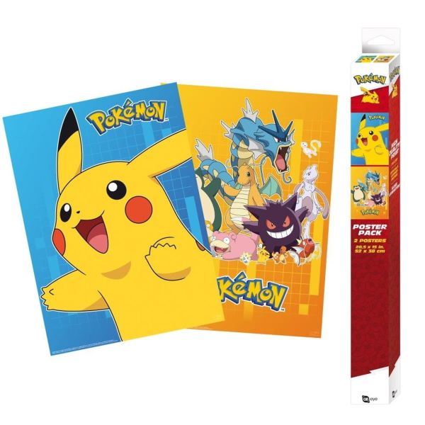 Sada plagátov - Pokémon (2 ks)