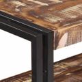 vidaXL Konzolový stolík 150x30x75 cm masívne recyklované drevo