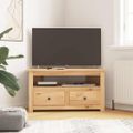 vidaXL Rohová TV skrinka 93x49x49 cm borovicový masív Panama Range