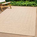 vidaXL Koberec ZIZUR 100x200 cm jutový vzhľad interiér a exteriér