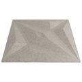 vidaXL Nástenné panely 24 ks 50 x 50 cm Star Beton XPS Pena