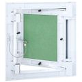 vidaXL Access Panel Zelená a strieborná 30 x 30 cm