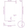 vidaXL Nohy barového stola, prírodná oceľ, 2 ks, 60 x (110-111) cm, oceľ