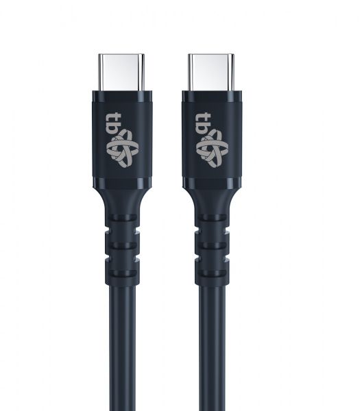 TB USB C - USB C kábel 50cm silicone black