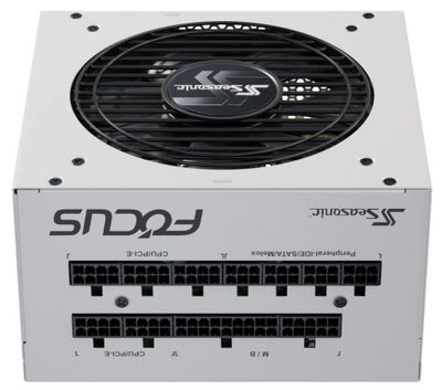 SEASONIC zdroj 850W FOCUS GX-850 (ATX 3) WHITE - NEW MODEL SEASONIC zdroj FOCUS GX-850 biely / ATX3.1 / akt. PFC / 135mm / modulárny / 80+ Gold