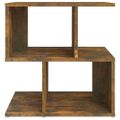 vidaXL Nočný stolík dymový dub 50x30x31,5 cm spracované drevo