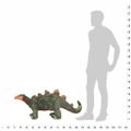 vidaXL Plyšová hračka dinosaurus stegosaurus zeleno-oranžový XXL