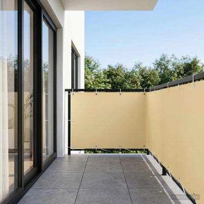 vidaXL Záclona na balkónové súkromie 1,2 x 15 m Textil s PU povlakom