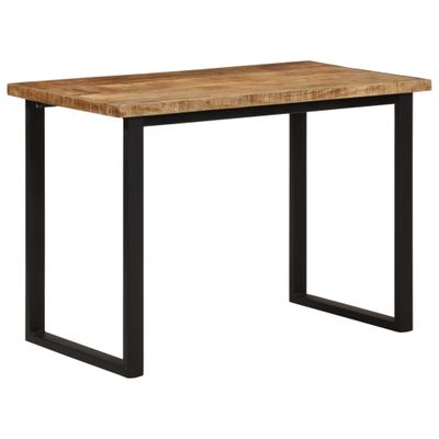 vidaXL Jedálenský stôl 110x55x75 cm masívne mangovníkové drevo