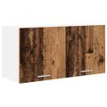 vidaXL Závesná skrinka Staré drevo 80 x 31 x 40 cm Kompozitné drevo