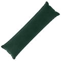vidaXL Podložka s vankúšom HOUTEN Tmavozelená 40 x 145 cm Zamat
