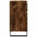 vidaXL Komoda dymový dub 60x35x70 cm spracované drevo