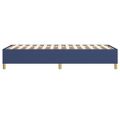 vidaXL Posteľný rám s boxspringom Modrá 80x200cm Látka