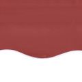 vidaXL Náhradná látka na markízu, burgundská červená, 500x300 cm, polyester