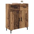 vidaXL Servírovacia skriňa Staré drevo 69,5 x 34 x 90 cm