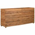 vidaXL Vyvýšený záhon 150x40x72 cm, recyklované tíkové drevo a oceľ