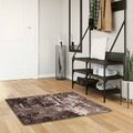 vidaXL Behúň MARSA Čierna 100 x 100 cm Polyester a PVC