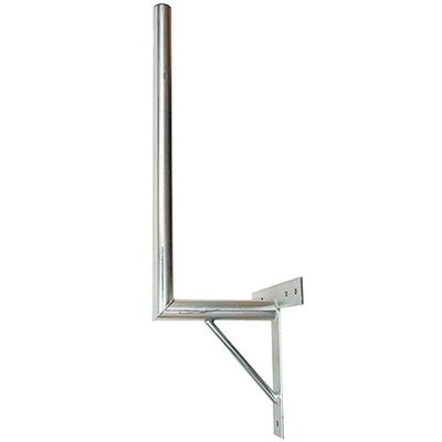 Anténny držiak 25 na stenu s vzperou priemer 42 mm výška 66 cm žiar.