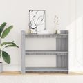 vidaXL Konzolový stolík sivý sonoma 100x35x90 cm kompozitné drevo