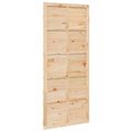 vidaXL Zavesené posuvné dvere 90 x 2,5 x 208 cm Borovicový masív
