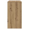 vidaXL Konzolový stolík dub artisan 89x41x76,5 cm kompozitné drevo